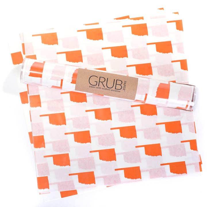 Eat Drink Host - Wholesale Disposable Table Cover/Runner - GRUB Paper - Oklahoma1