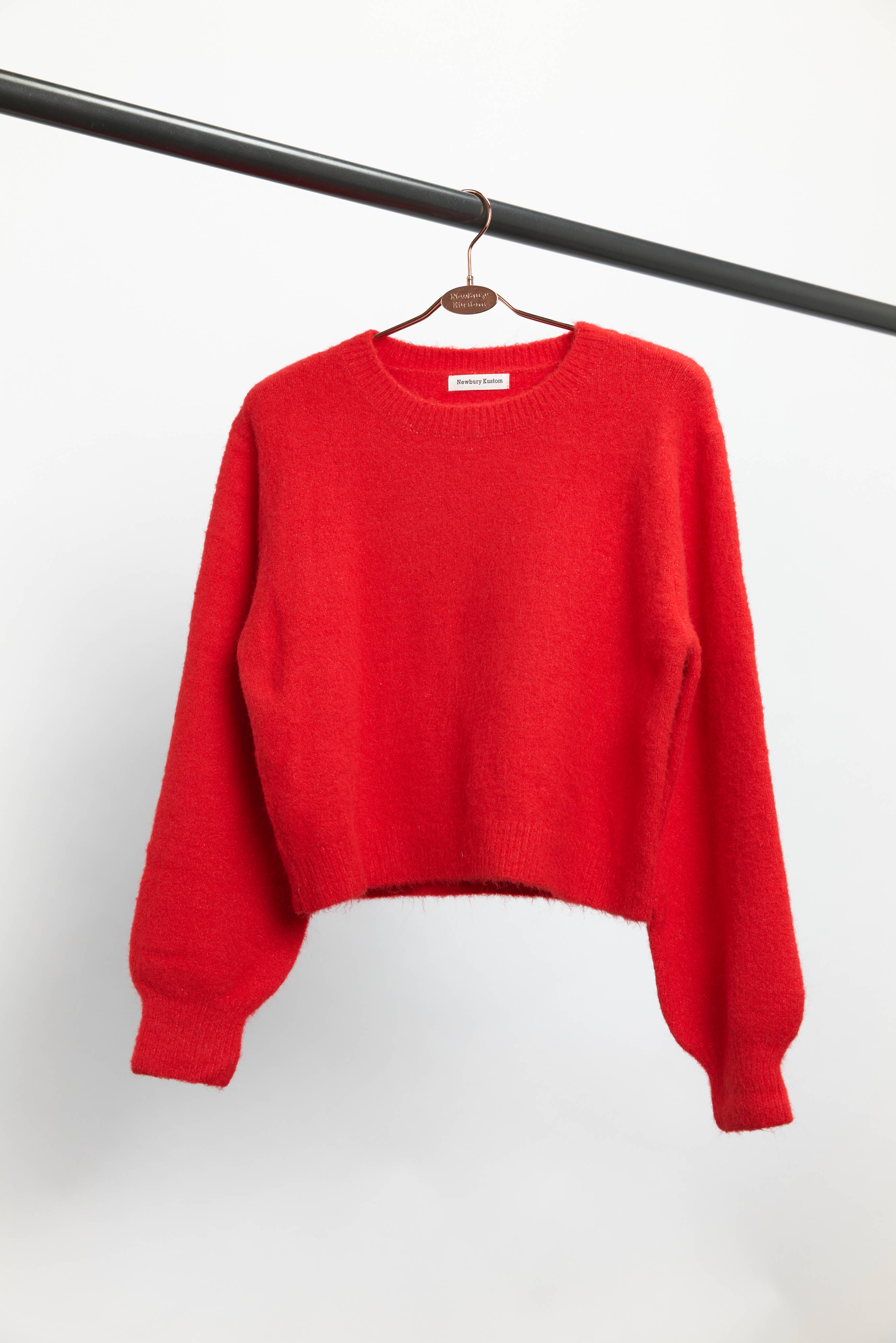 Newbury Kustom - Vente Pull en maille – femme - 11310-Pull en maille douce légèrement raccourci uni7