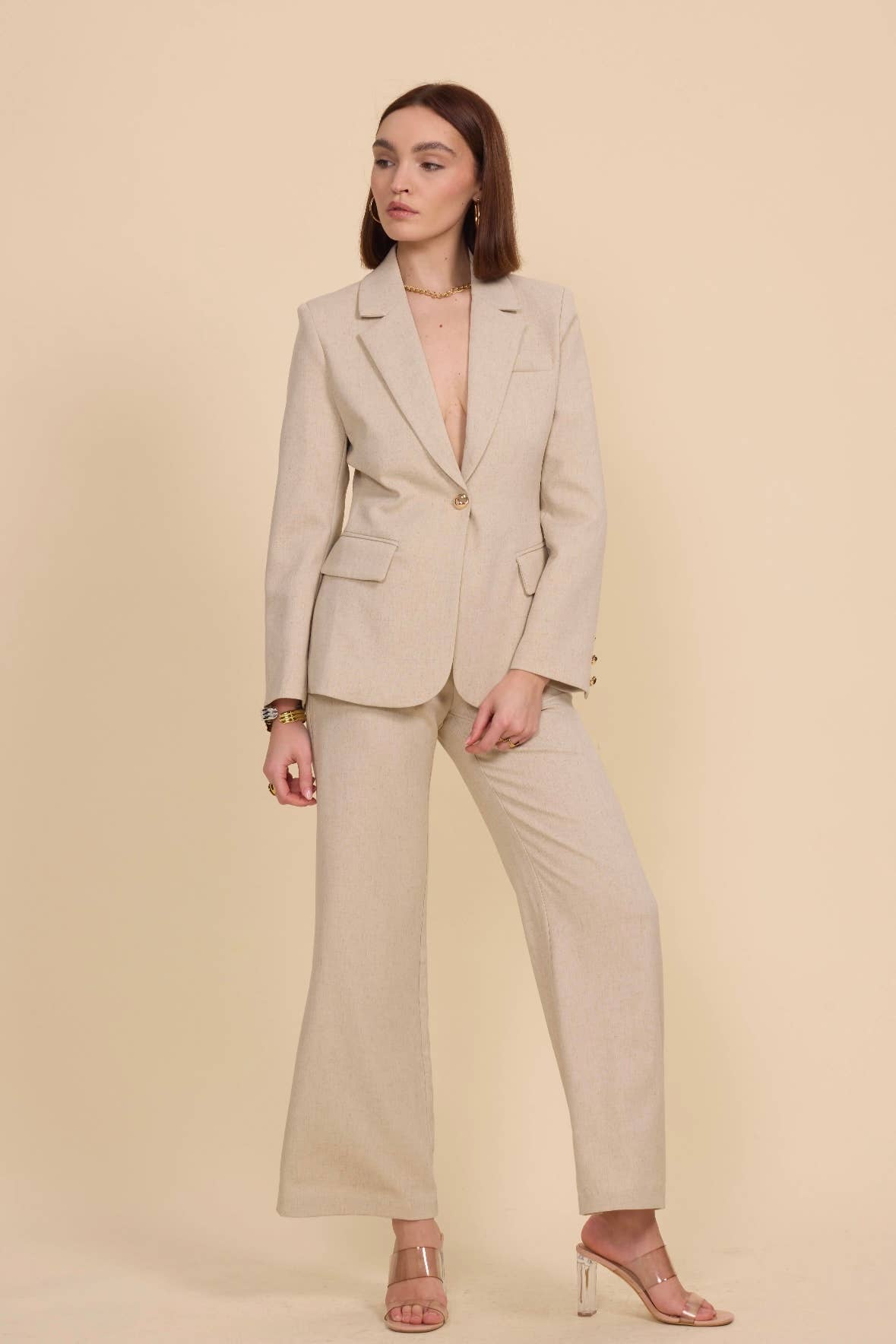 Frime – Großhandel Blazer – Damen – Strukturierter Blazer - 31225