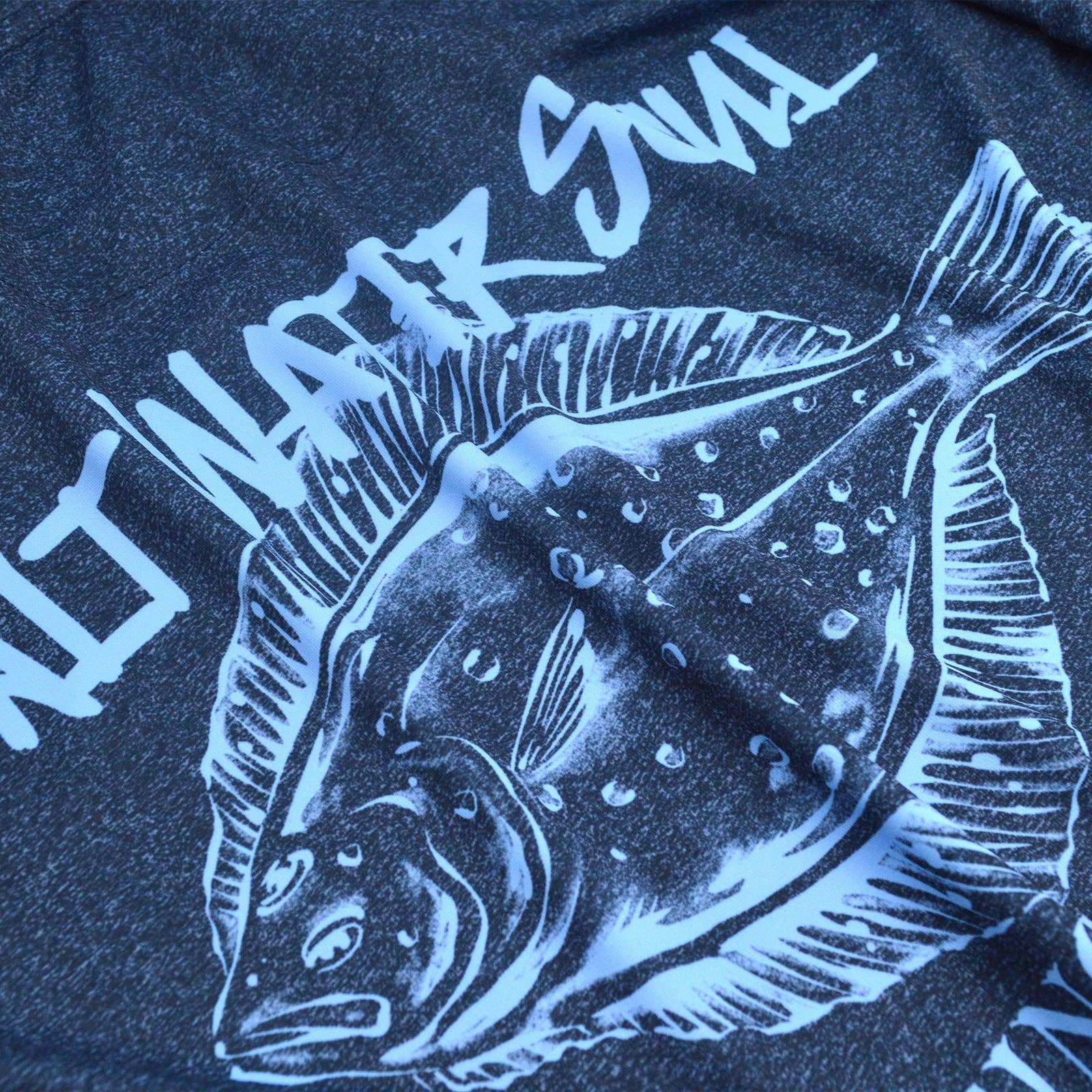 SALT WATER SOUL - Wholesale Screen Printed T-Shirt - Men's - Flounder Performance Shirt3