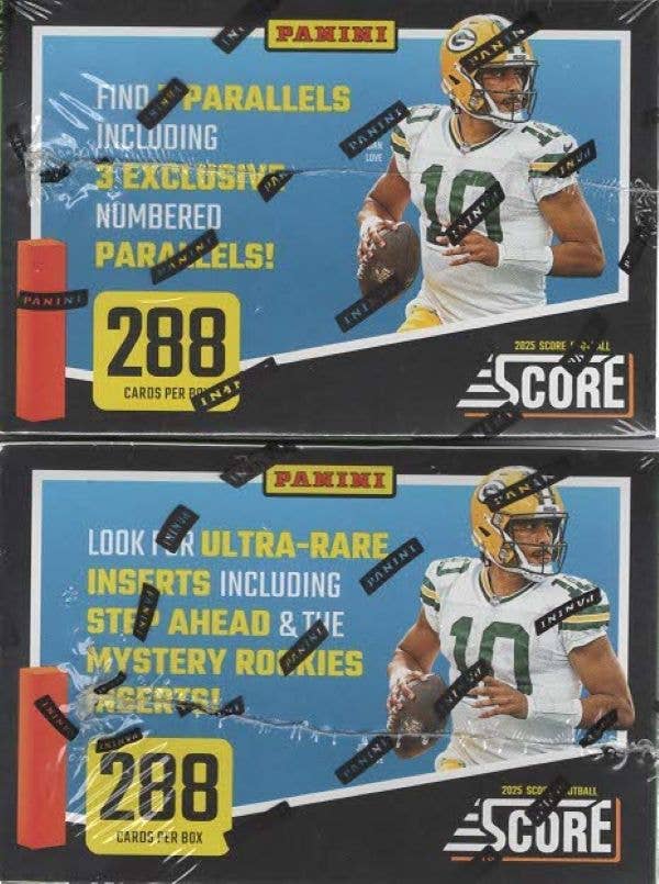 Wildwood Enterprises LLC – Großhandel Kartenspiele – 2025 Panini SCORE NFL Football 24er Einzelhandels-Displaybox3
