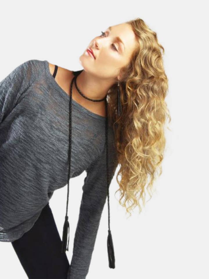 Braided Leather Necklace & Belt for wholesale by Hands To Hearts