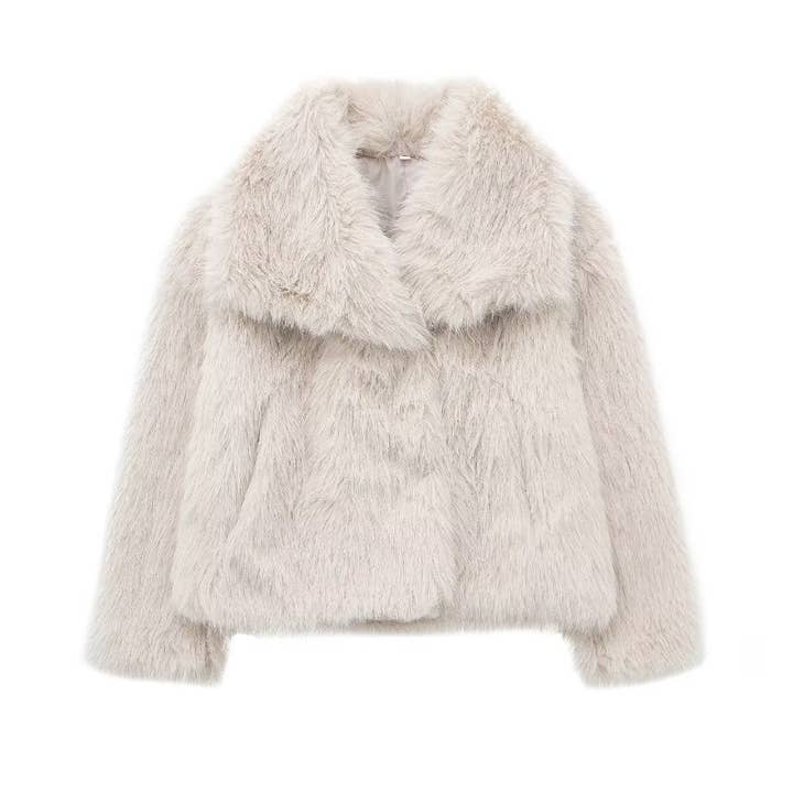 Marayn - Wholesale Fur/Faux Fur Coat - Women's - Luxury Faux Fur Coat European Chic Elegant Queen Style6