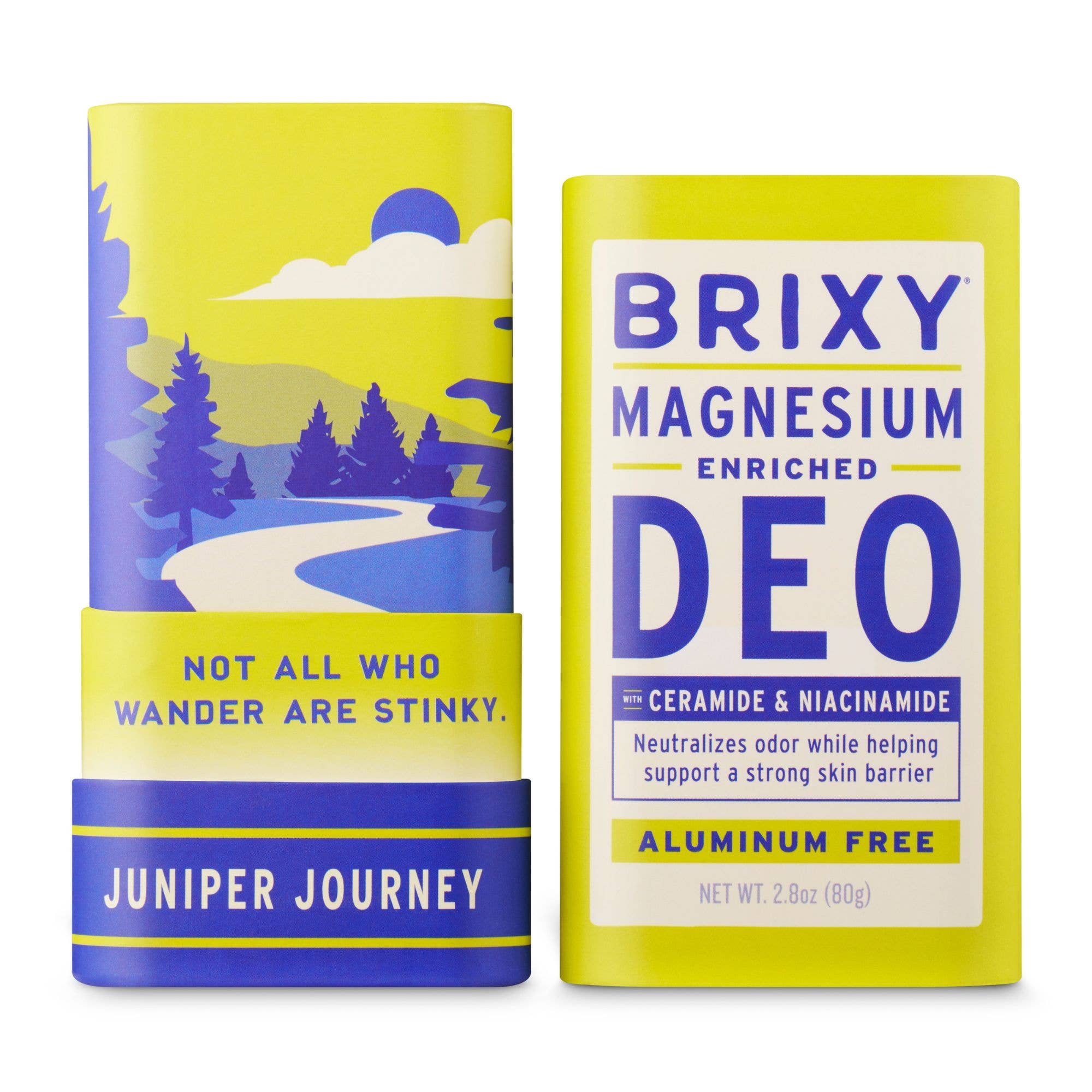 BRIXY - Wholesale Deodorant - Unisex - Magnesium Enriched Deodorant | Aluminum Free | Juniper5