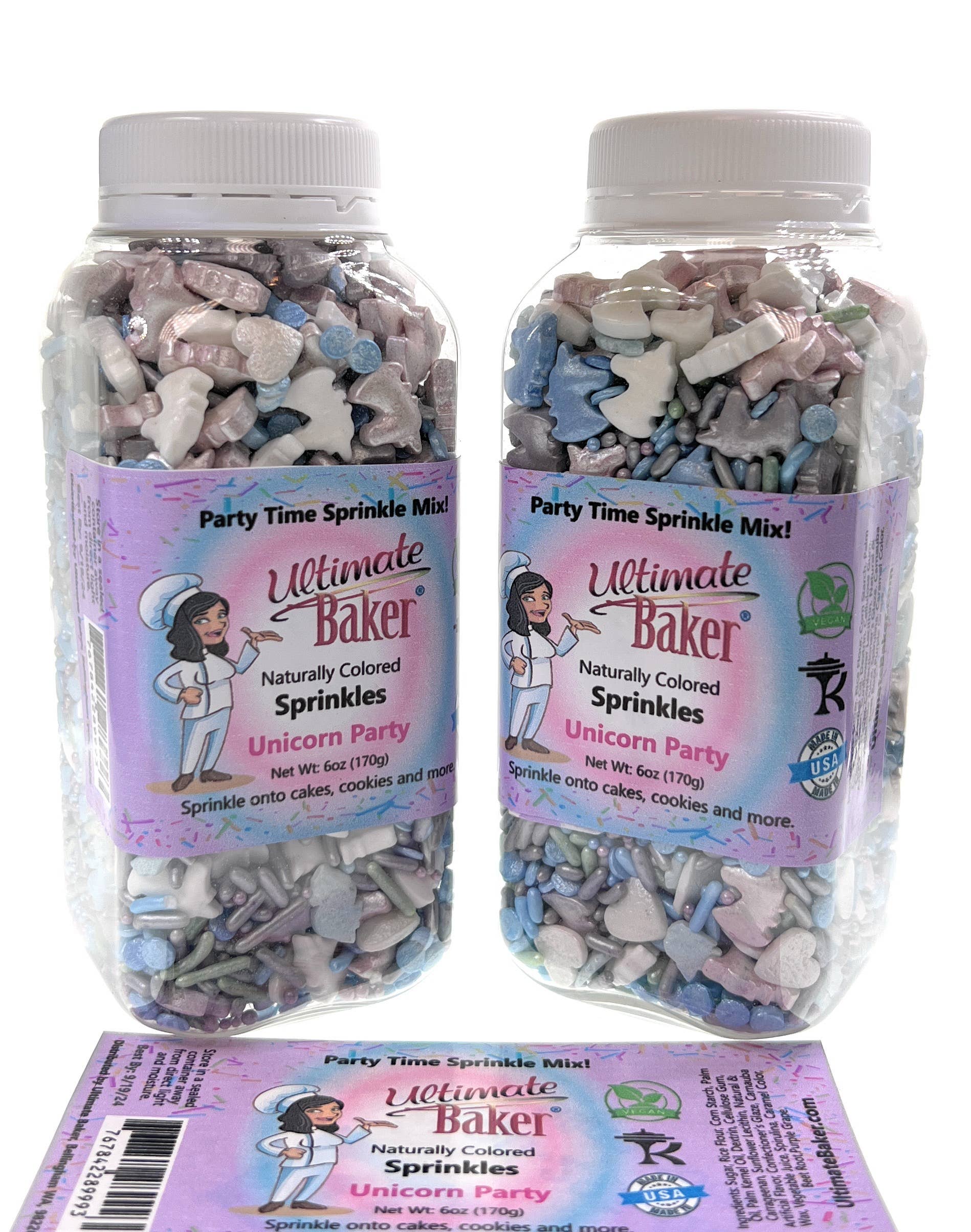 Ultimate Baker – wholesale Sprinkles – Ultimate Baker Sprinkles Unicorn Party (6oz Retail)1