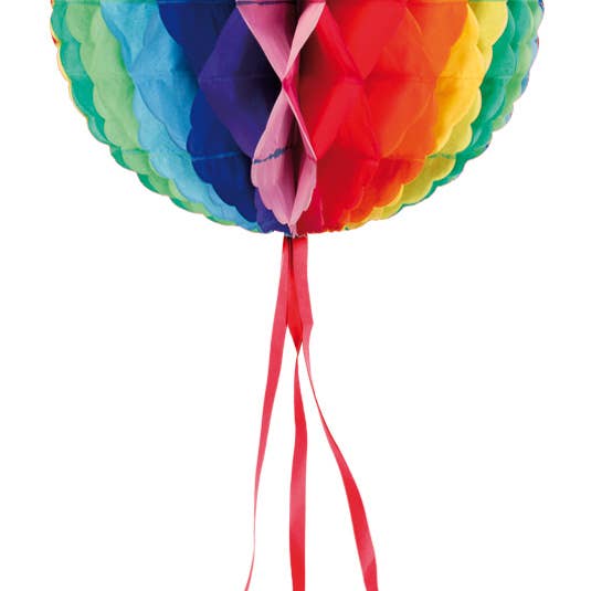 Multi Colors Colourful Honeycomb Ball - 30 cm for wholesale on Faire0