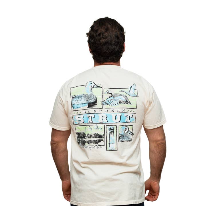 T-shirt Sarcelle à ailes bleues pour la vente par Southern Strut