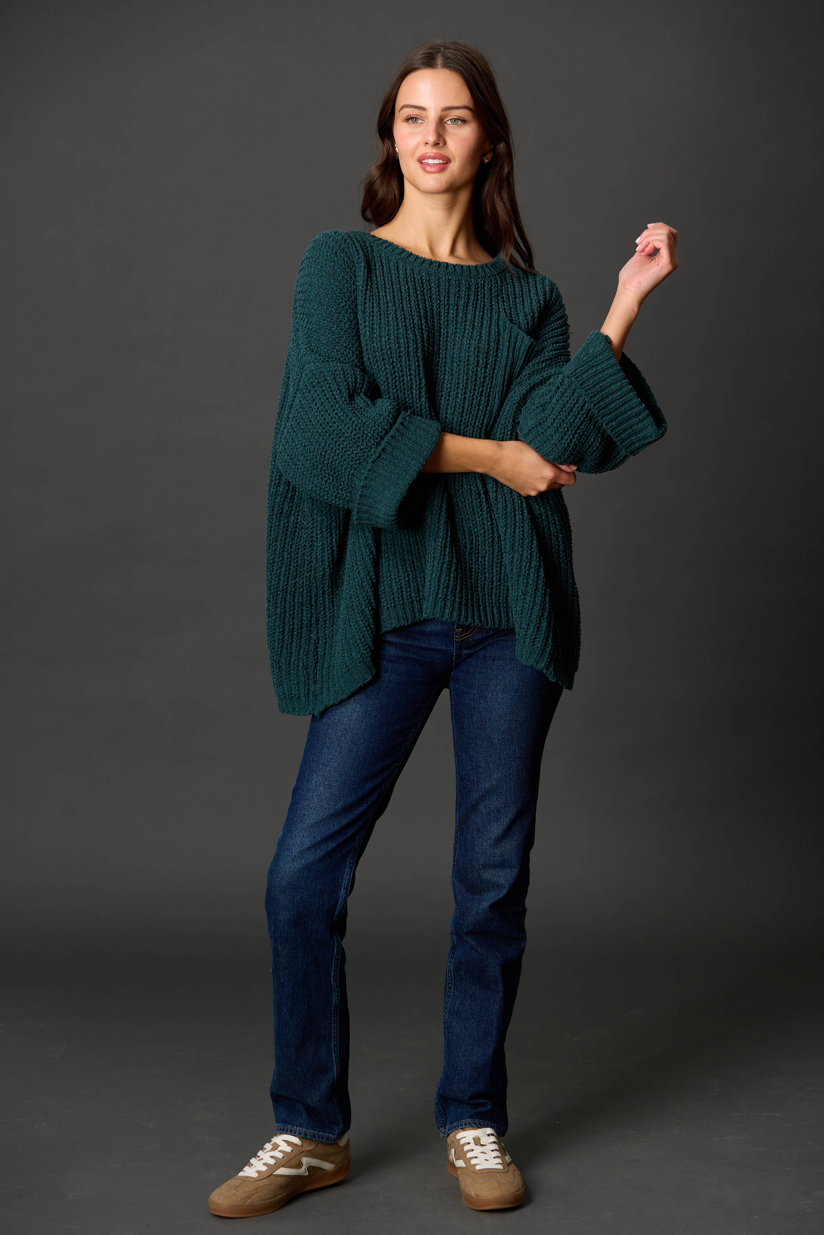 Before You Collection - Vente Pull tunique – femme - Pull oversize en chenille19