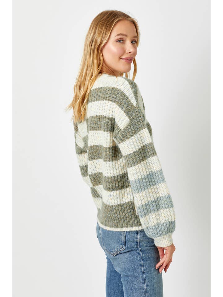 Mystree - Venta al por mayor Jersey de punto - Mujer - Suéter de rayas múltiples 5762313