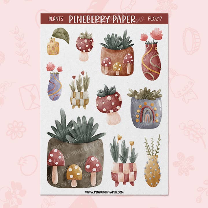 Fioriera per Funghi | FL0217 per la vendita all'ingrosso da parte di Pineberry Paper