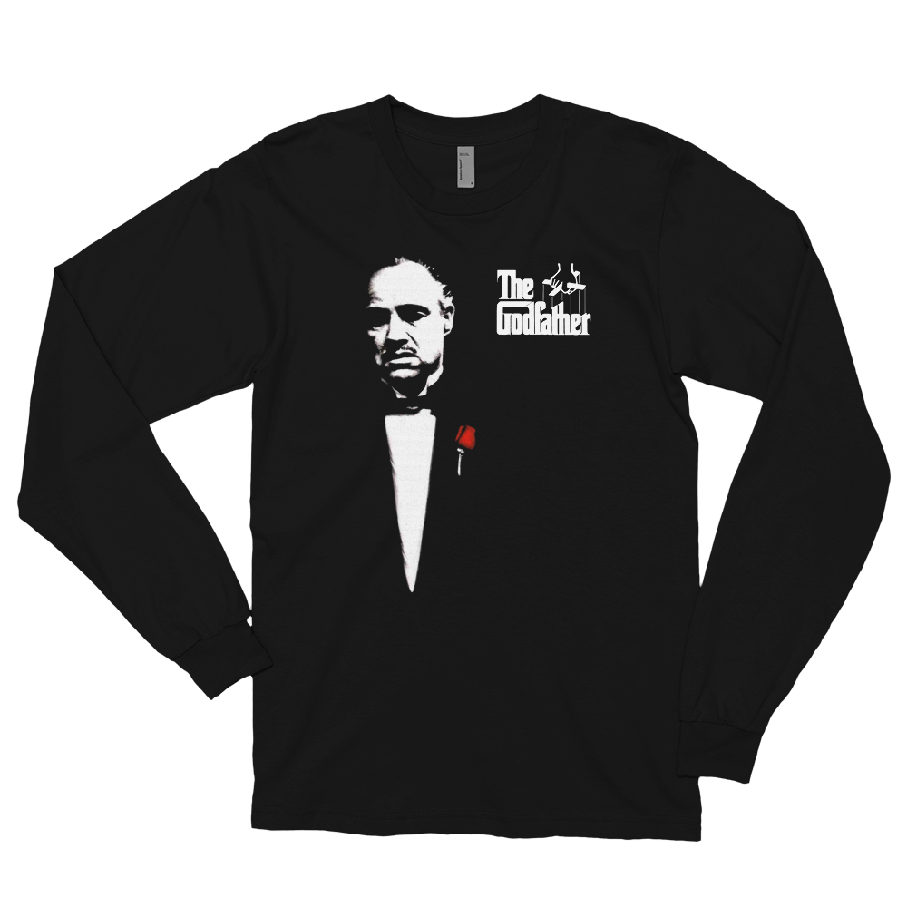 Art-O-Rama Shop - Wholesale Screen Printed T-Shirt - Unisex - The Godfather 1972 Movie Don Corleone Long Sleeve Shirt0
