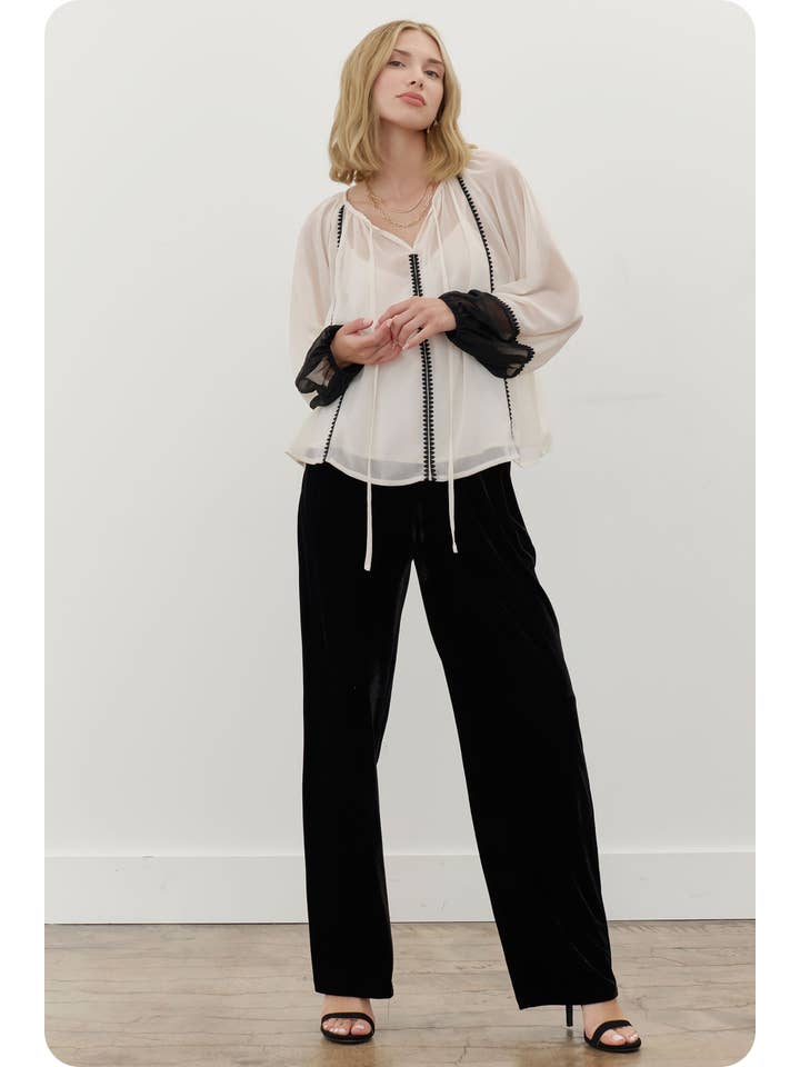 Strut & Bolt - Wholesale Pants – Women's - High-Waist Velvet Pants7