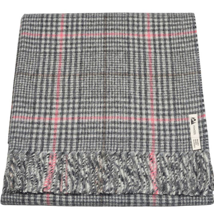 Bern Alpaca Blanket Grey for wholesale by INWOOL