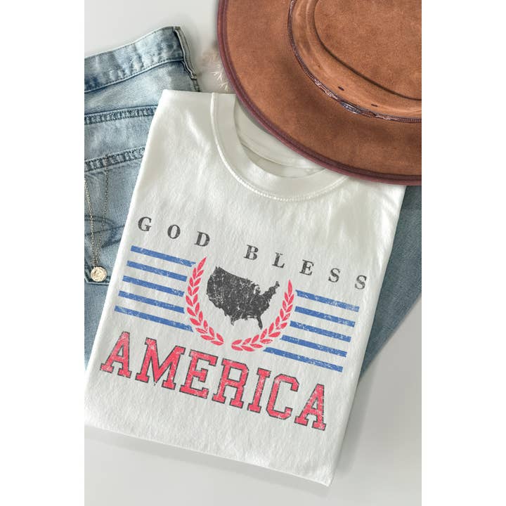 Gott segne Amerika für den Großhandel von Amused by Blue