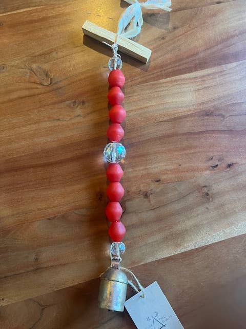 Spirt Bell Suncatcher - Red for wholesale by House of Two Spirits