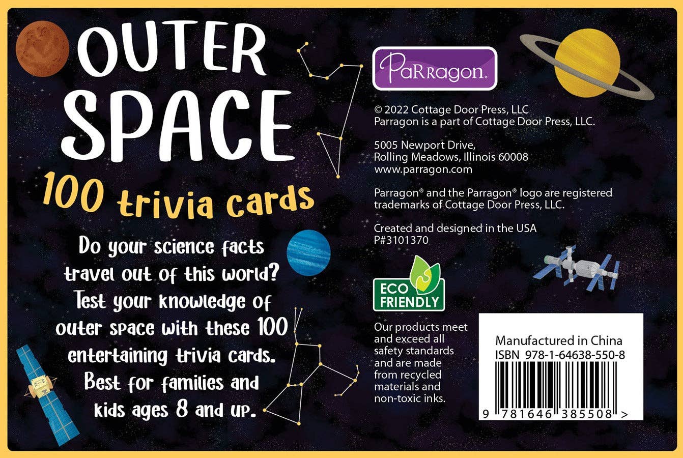 Cottage Door Press - Wholesale Card Game - Outer Space Trivia Card Game1