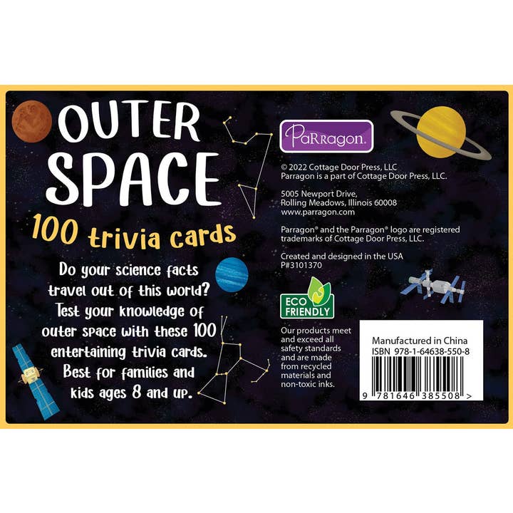 Cottage Door Press - Wholesale Card Game - Outer Space Trivia Card Game1
