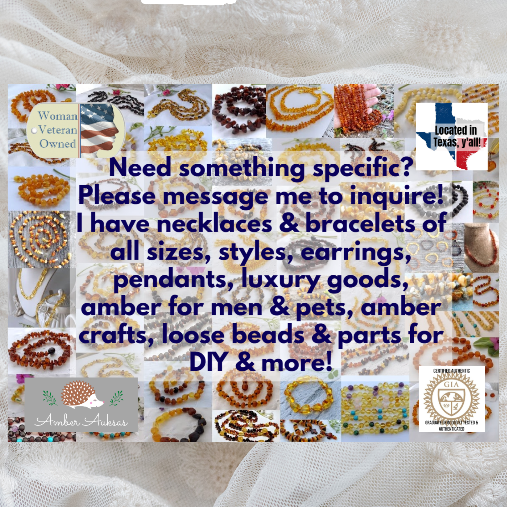 Amber Auksas - Wholesale Bangle Bracelet - Kids & Baby - Raw Honey Cognac Baltic Amber Bracelet ♥ w/ Tag & COA ♥ GIA7