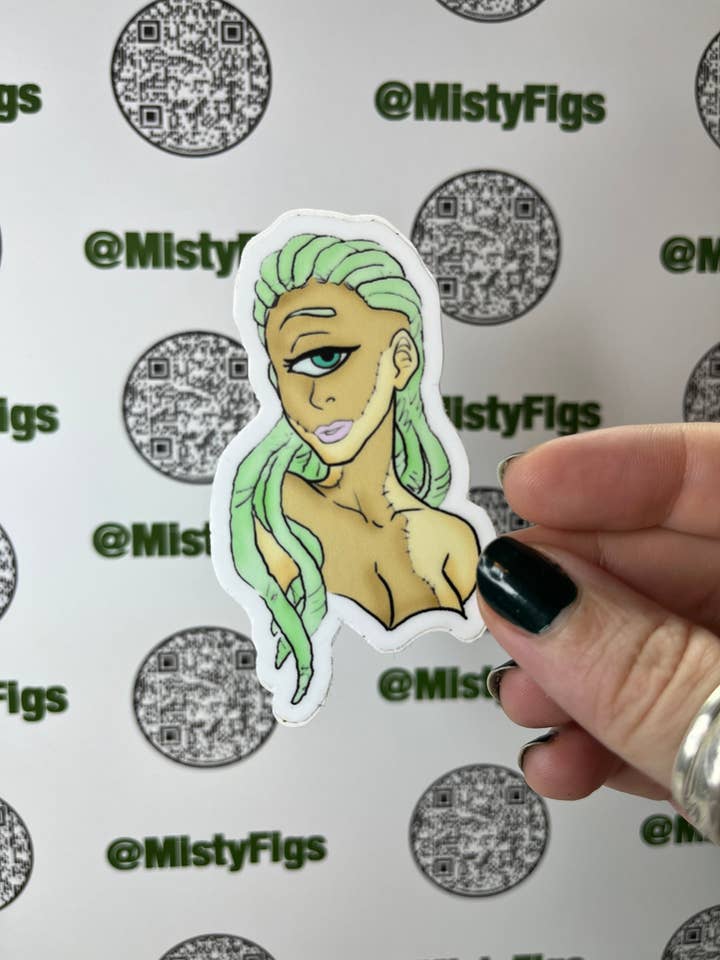 Autocollant vinyle - Cyclops pour la vente par Misty Figs