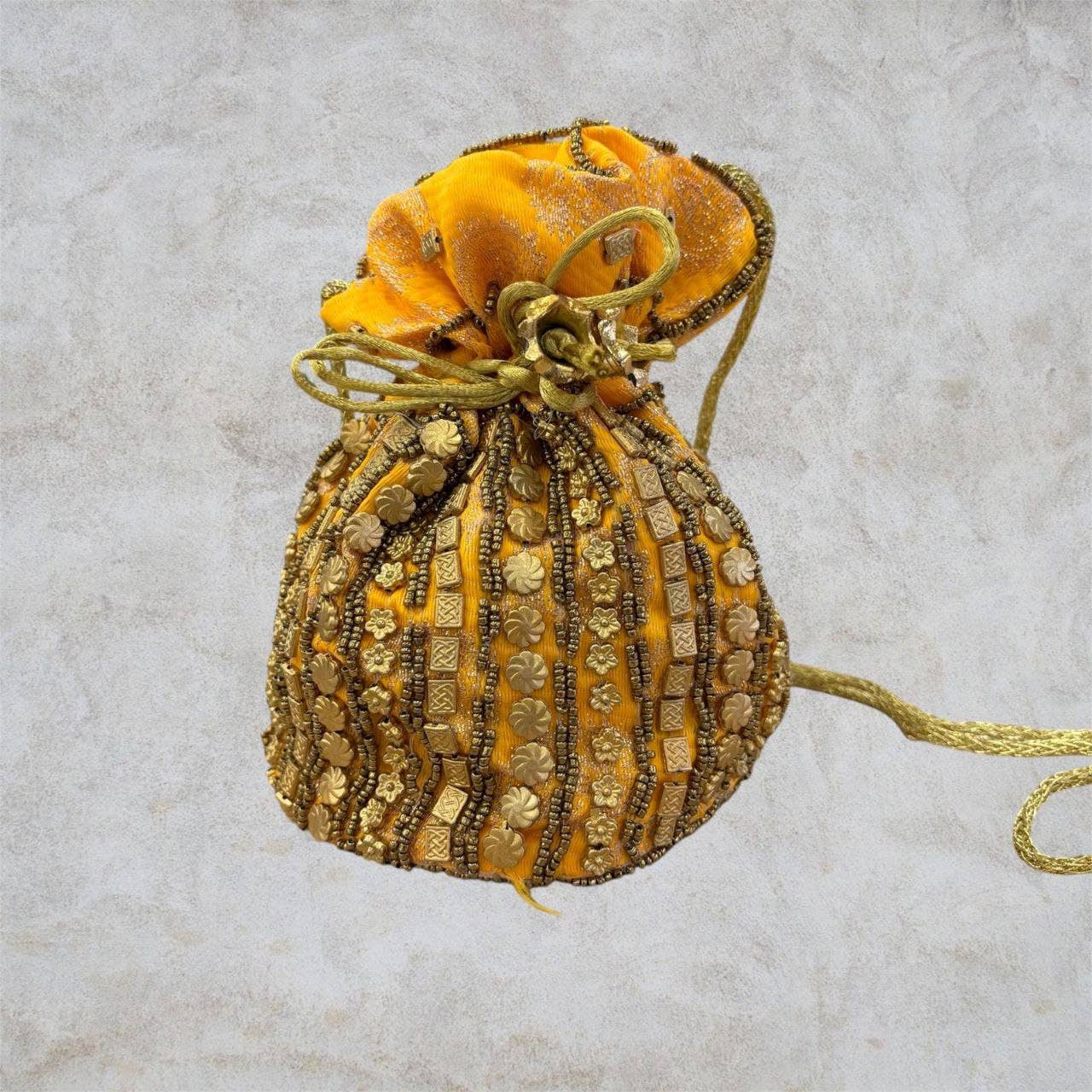 Hecho a mano - Vendita all'ingrosso Accessorio per borsetta - Donna - Borsa a secchiello dorata14