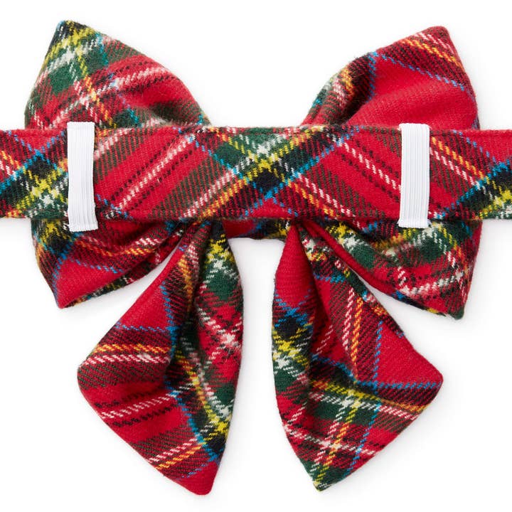 The Foggy Dog - Wholesale Pet Bow Tie - Dog - Tartan Plaid Flannel Christmas Lady Dog Bow