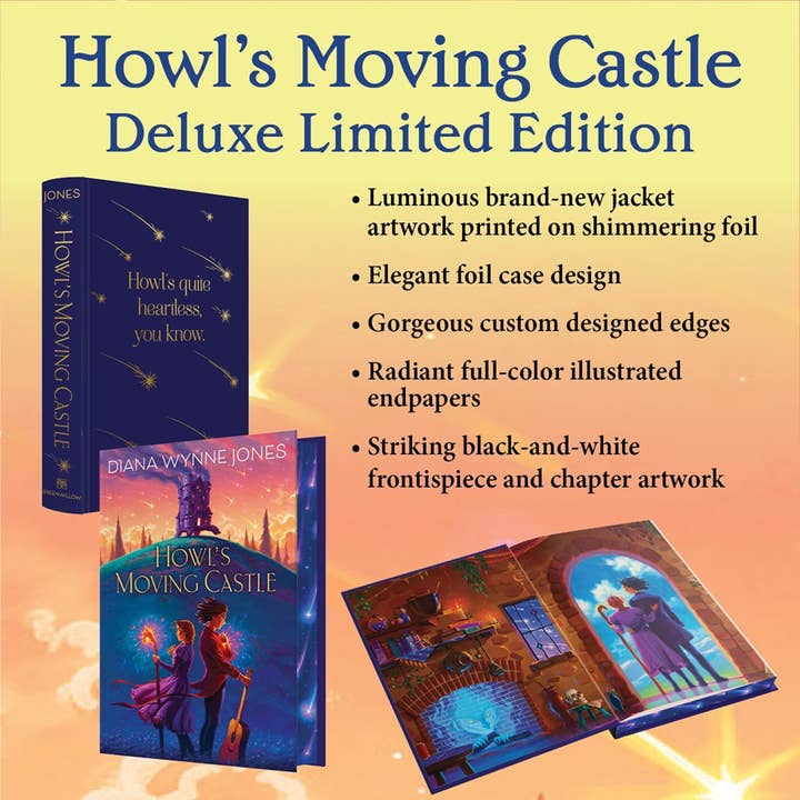 HarperCollins - Wholesale Middle Grade Book (9-12) - Howl’s Moving Castle Deluxe Limited Ed : Diana Wynne Jones1