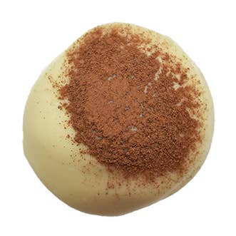 1.5oz BULK Tiramisu Truffle, White Chocolate for wholesale by Spokandy Chocolatier