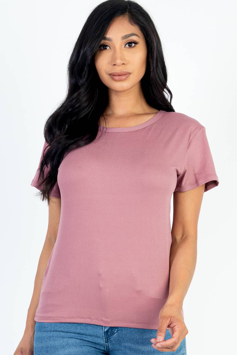 CAPELLA APPAREL – wholesale T-shirt – women's – Basic Short Sleeve T-shirt8