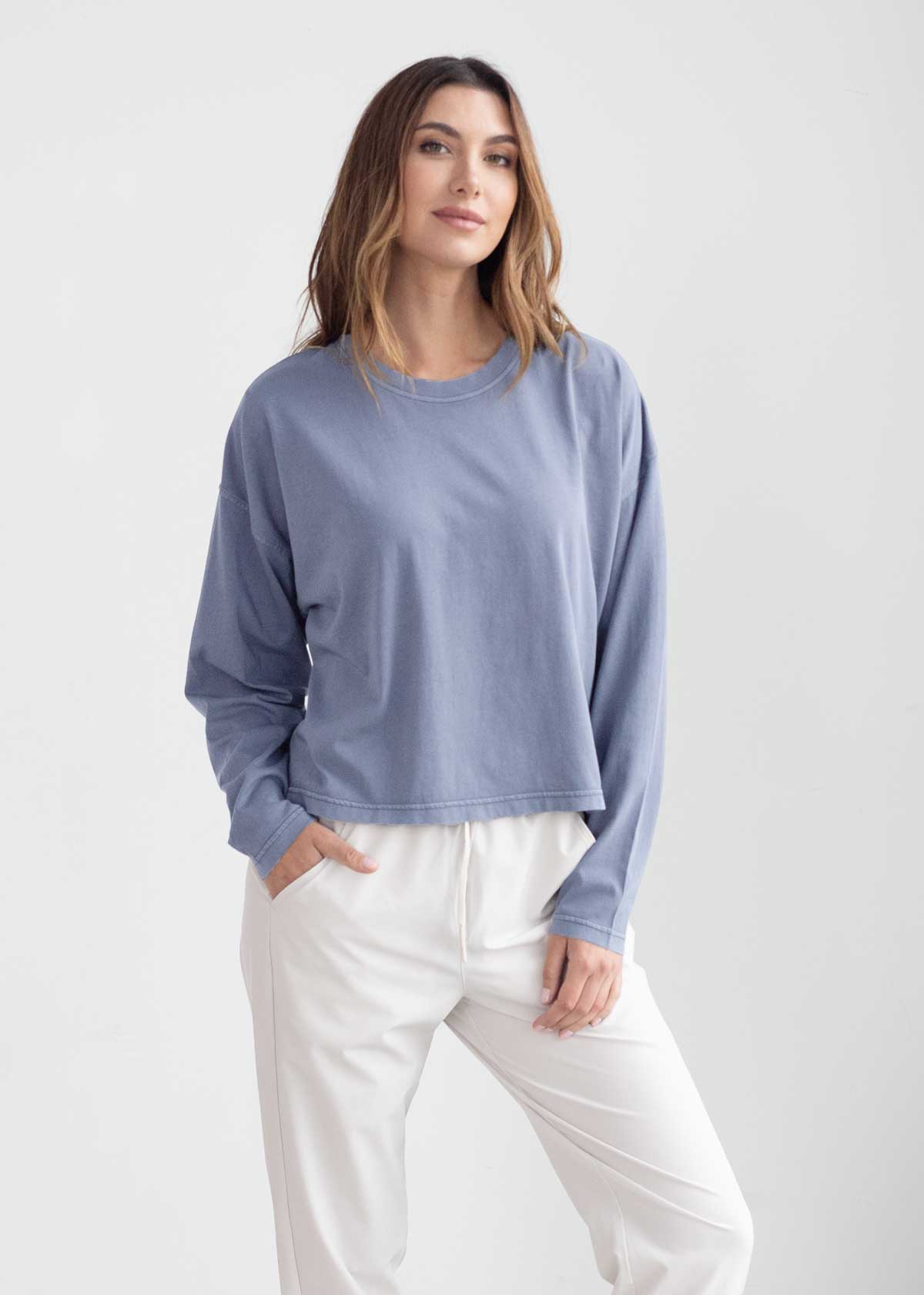 chicka-d - Vente Sweat-shirt – femme - Bar Harbor à manches longues, en toutes couleurs20