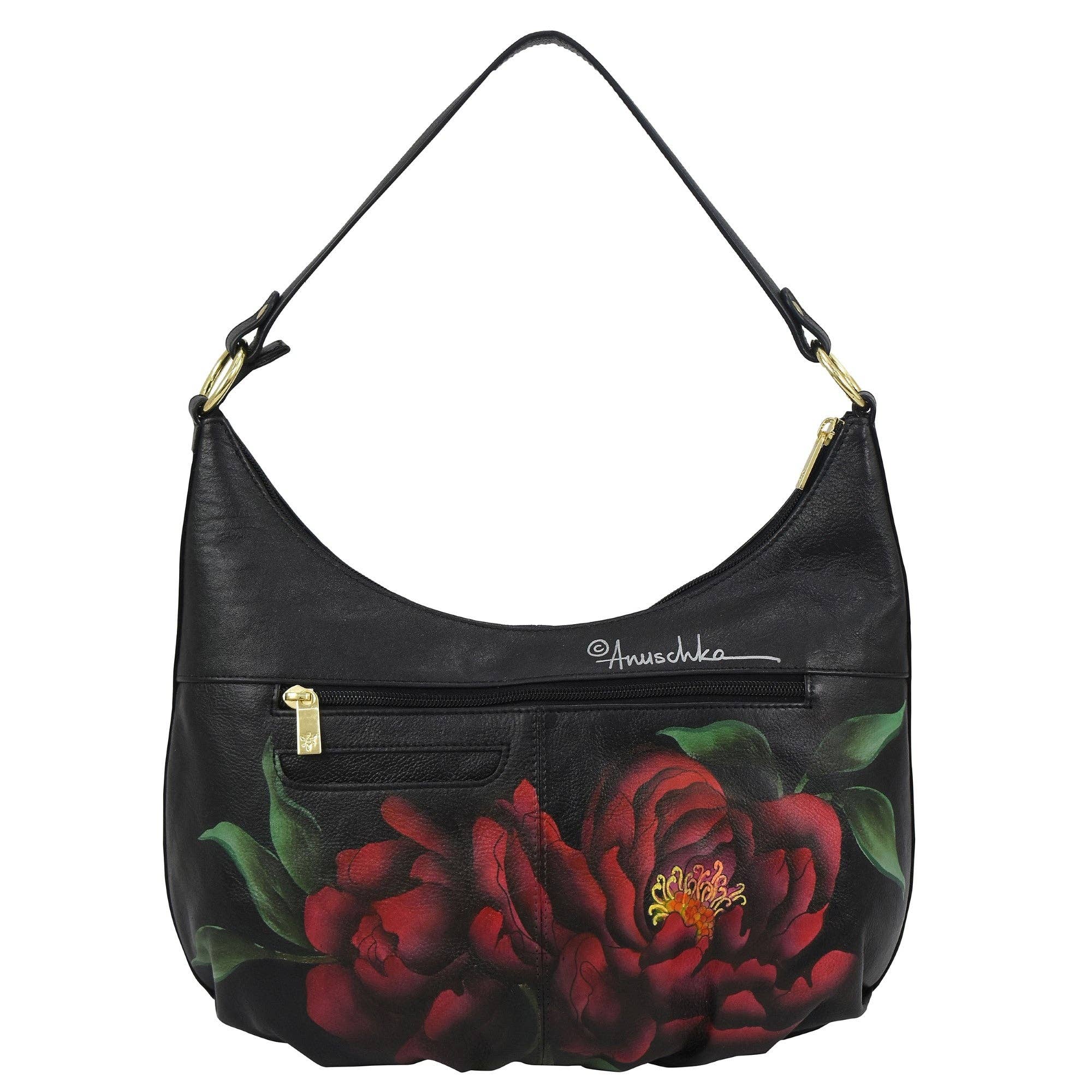 Anuschka | Vanya Lara (USA) - Wholesale Shoulder Bag - Women's - Ruched Hobo - 76151