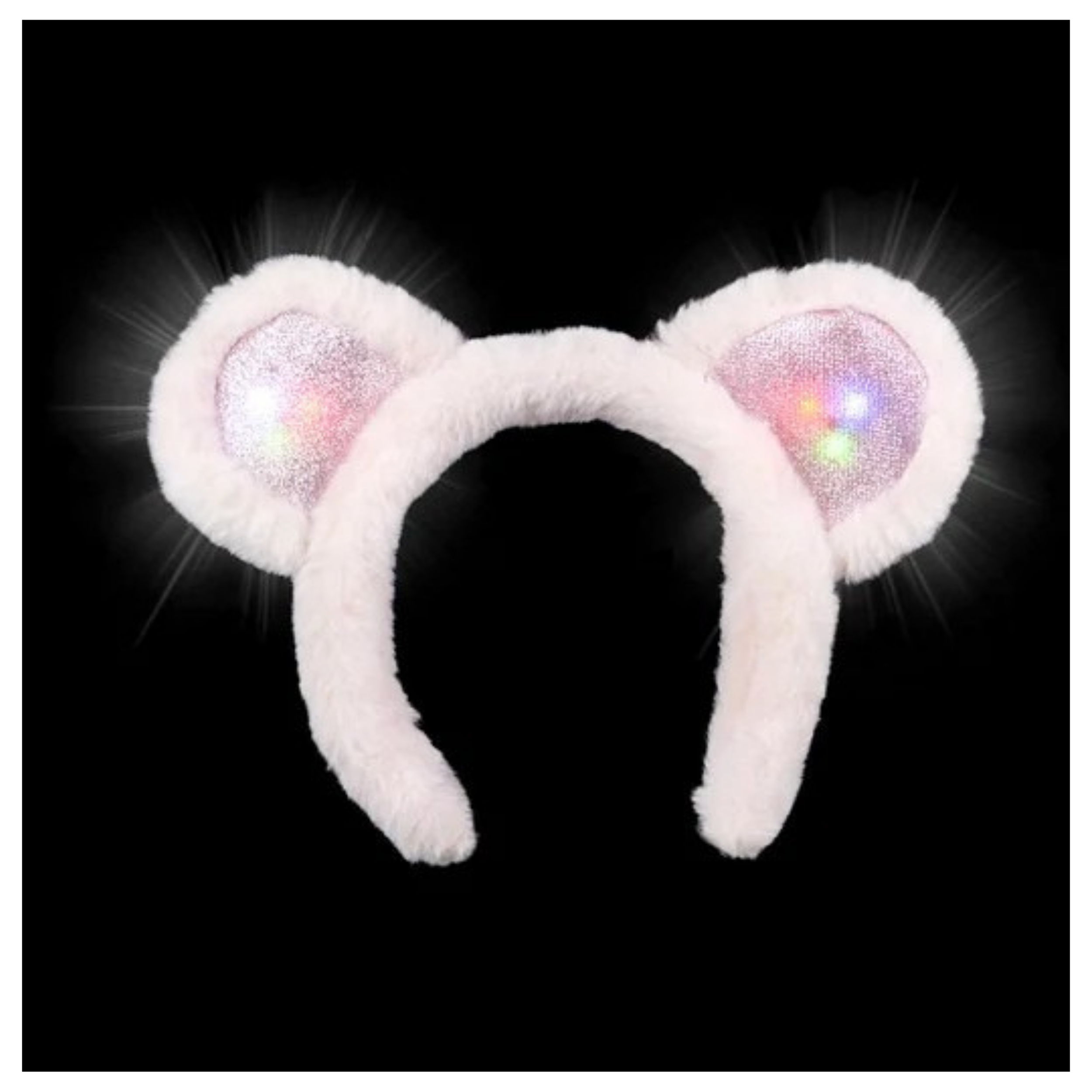 Pagdee Kids Juniors – wholesale Light-up toy – Kids & baby – Holiday Décor Light Up Plush Teddy Bear Headband For Kids4