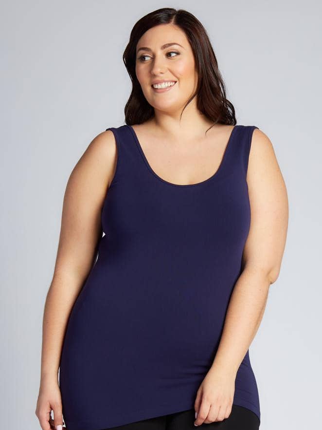 Bamboo Plus Size Tank- CEBTL1110 for wholesale by C'est Moi Clothing Co