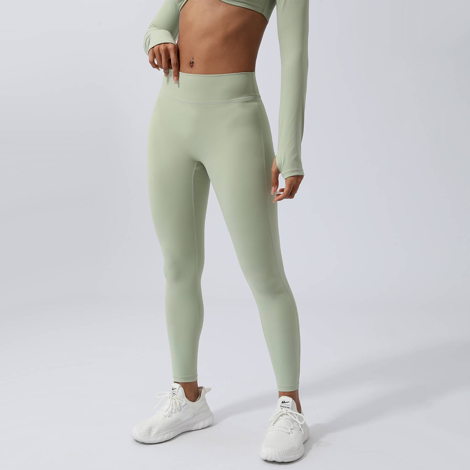 Sodalemon - Wholesale Athletic/Lounge Leggings - Women's - Women Peach Hip V Cross Back Fitness Yoga Leggings6