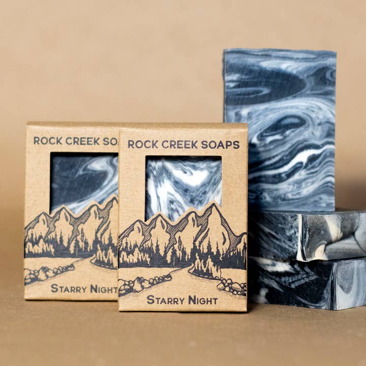 Rock Creek Soaps - Wholesale Bar Soap - Starry Night Bar Soap | Vanilla, Sandalwood & Currants7