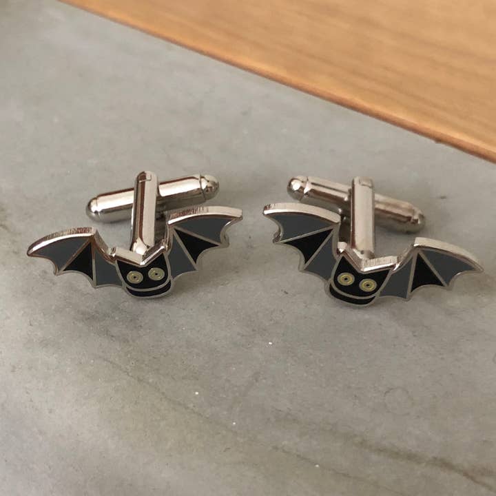 Bat Cufflinks for wholesale by Chameleon & Co