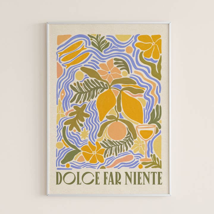 The SoulShine Co. - Wholesale Art Print - Dolce Far Niente, Italian Summer - Art Print