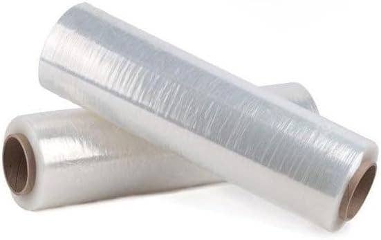 EcoQuality – wholesale Cellofanpåse – Sträckfilm Klar 70 Gauge Förpackningsrulle 18x1000 Tum0