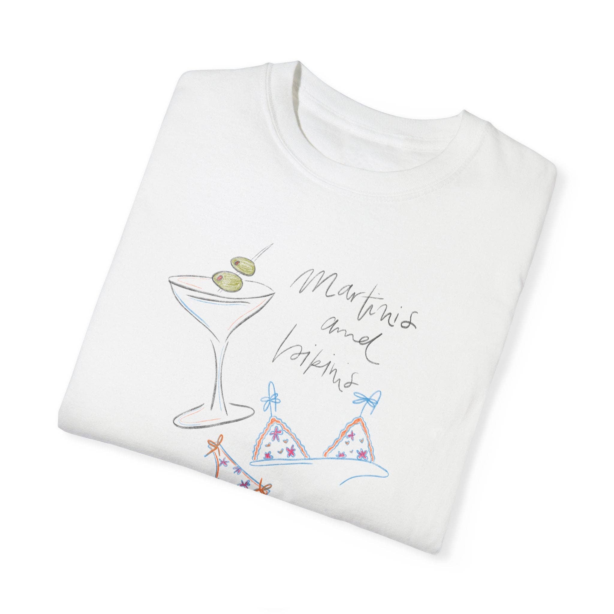 Sunday Violets - Wholesale Screen Printed T-Shirt - Women's - Martinis & Bikinis Premium Tee8