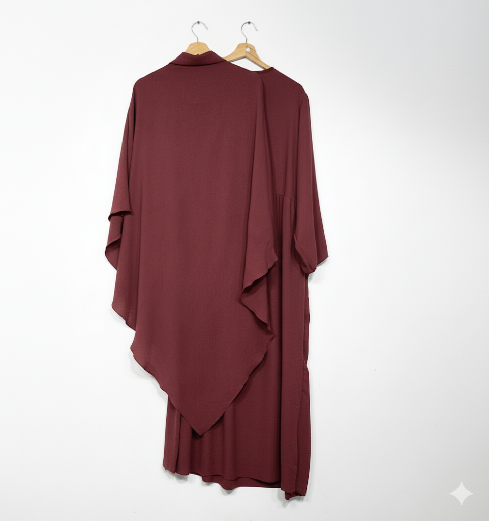 IDEAL OUTFIT - Wholesale Kaftan - Dames - 2-delige khimar en abaya set in jazzstijl ref:e2326+2501jazz54