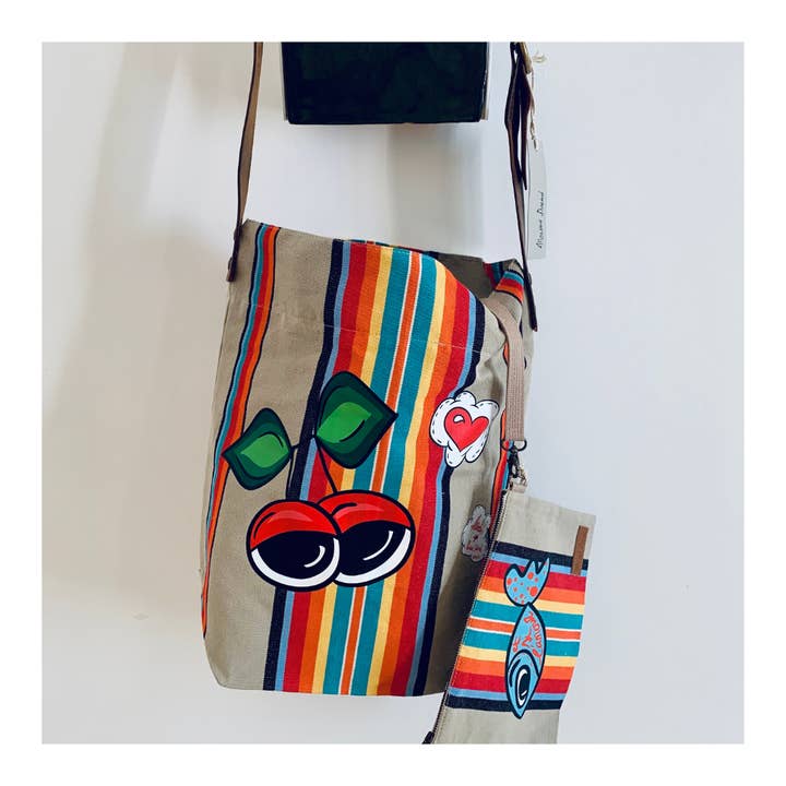 Monsieur Durand - Wholesale Crossbody Bag - Unisex - The BAG with pouch GAMME A & ASOP8