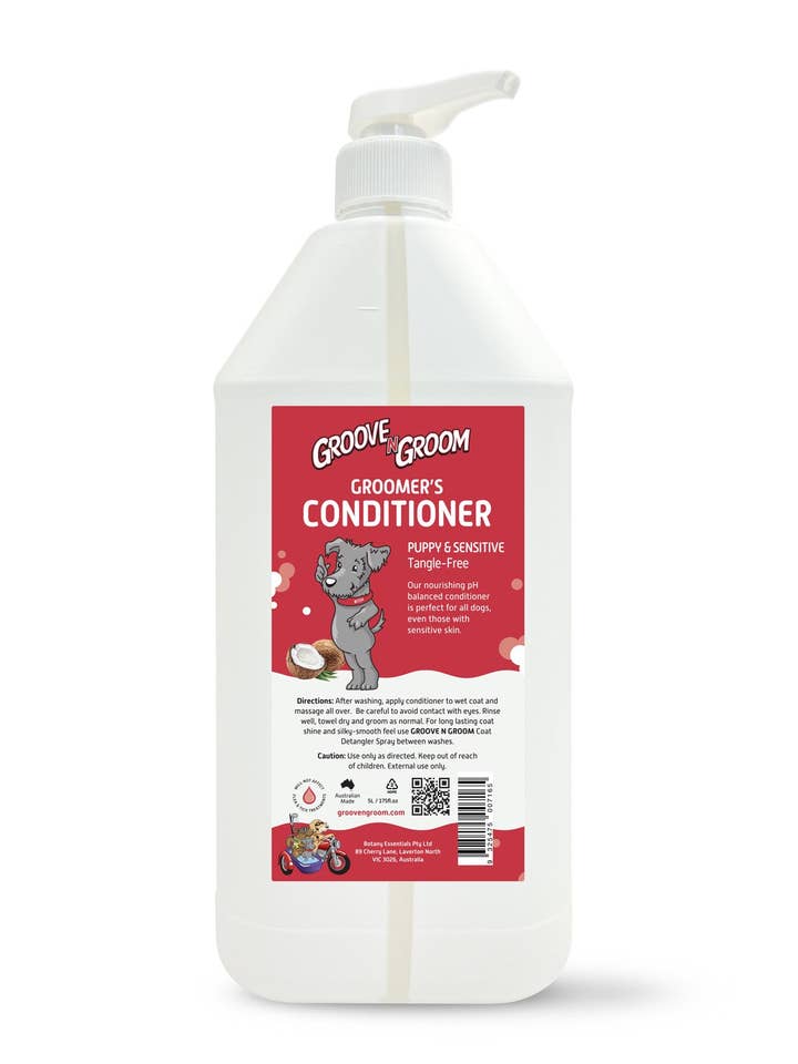 Pet Conditioner - Puppy & Sensitive 5Ltr for wholesale by Groove N Groom