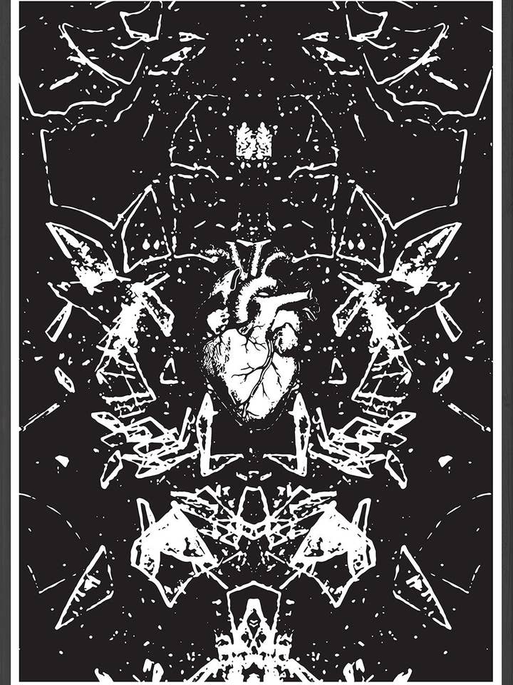 Stampa monocromatica Glasscage per la vendita all'ingrosso da parte di The Underdog Print Shop