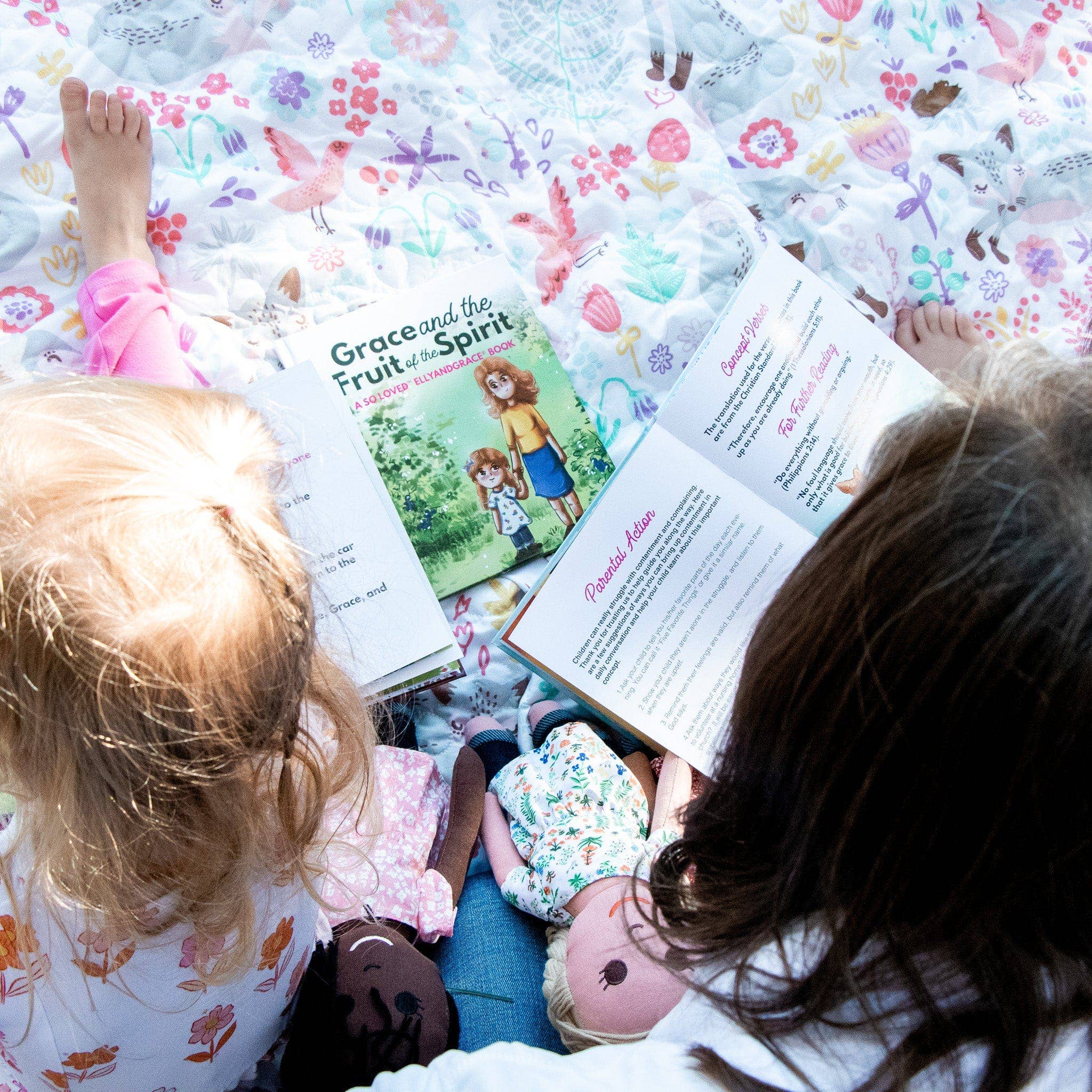 EllyandGrace - Vente Poupée – enfant - Ensemble de livres sur la foi, la grâce, l'espoir, une poupée en lin et un livre chrétien36