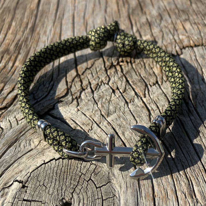 Bracelet ancre KEY WEST ajustable pour la vente par Maris Sal Nautical