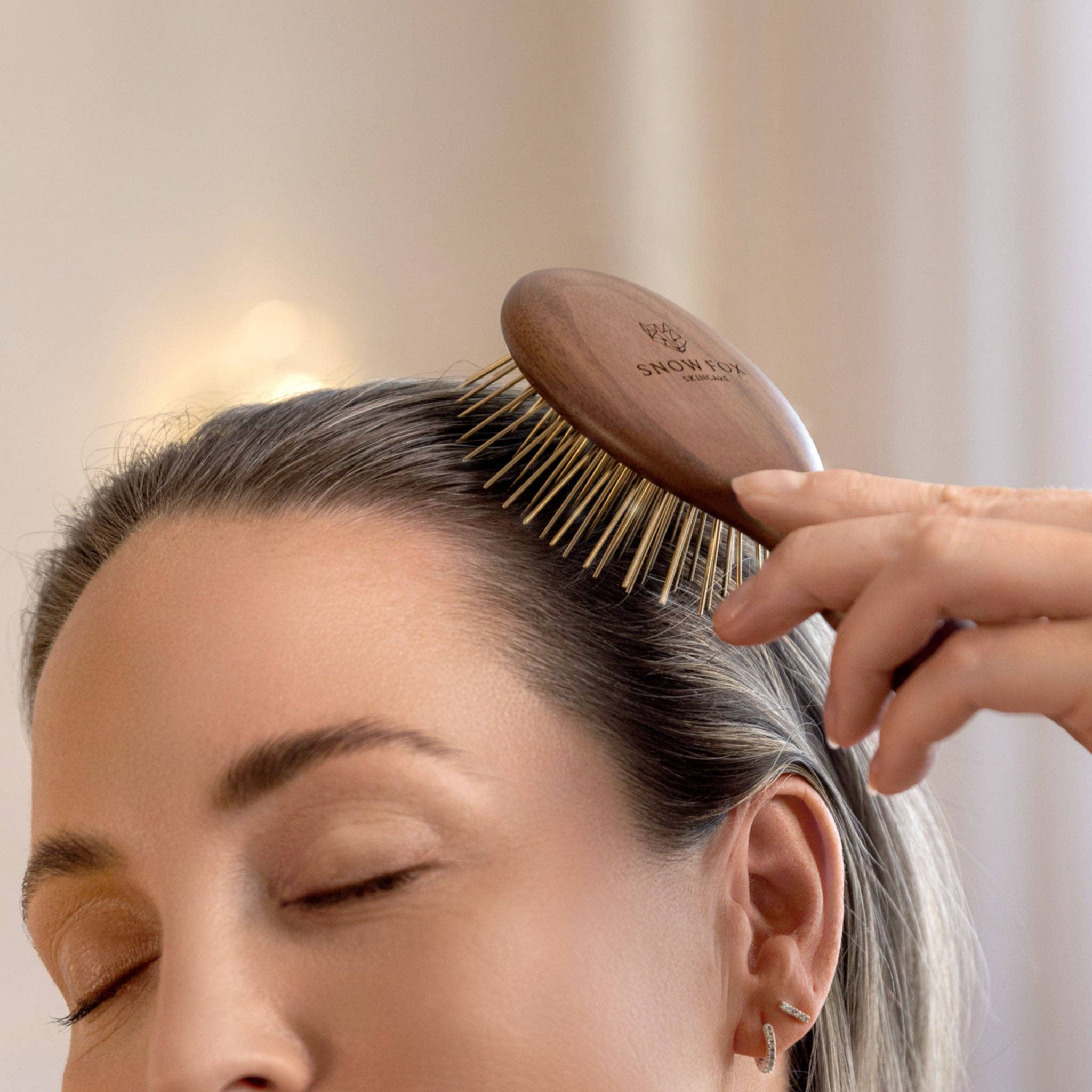 Wholesale Gua Sha Hair & Scalp Brush: Infrared Edition for your