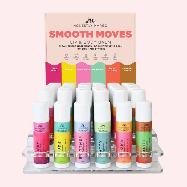 LIP & BODY BALM STARTER PACK for wholesale by Honestly Margo