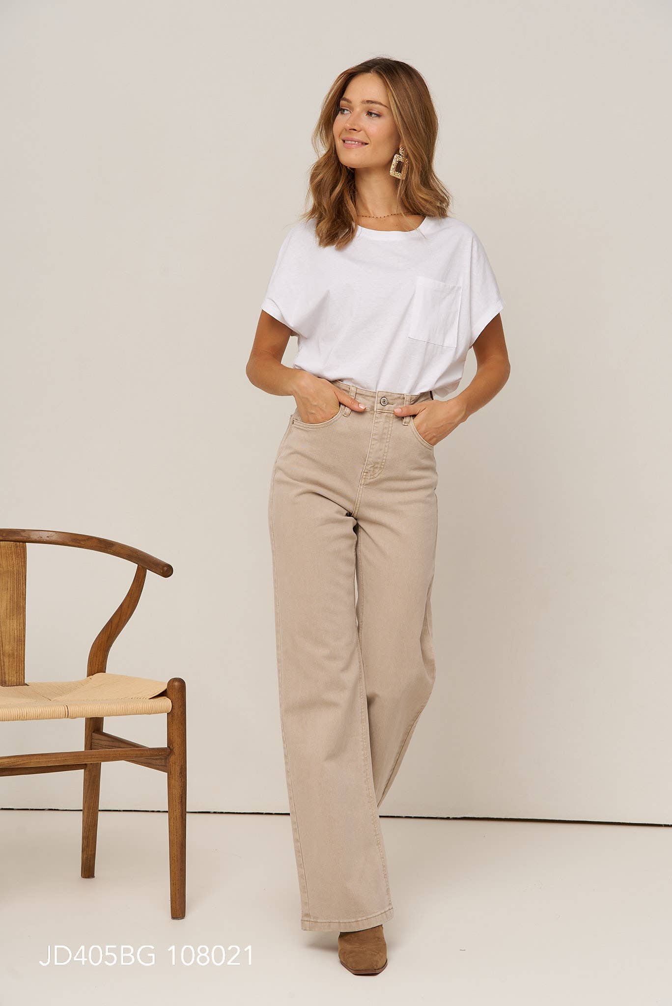 Oraije Paris - Vendita all'ingrosso Jeans - Donna - Jeans Barbara a gamba larga53