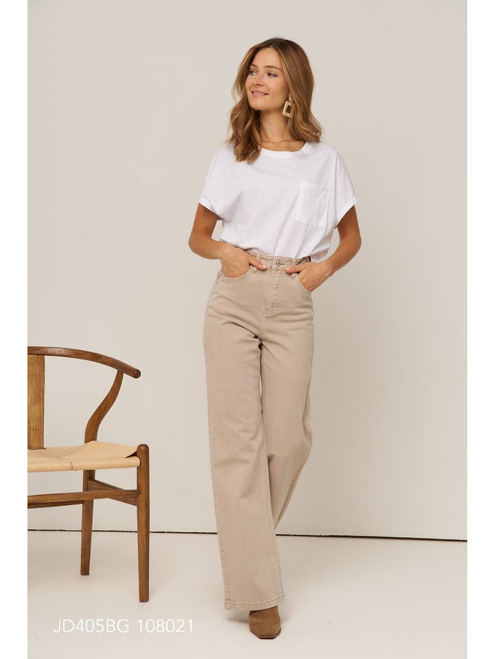 Oraije Paris - Vendita all'ingrosso Jeans - Donna - Jeans Barbara a gamba larga53