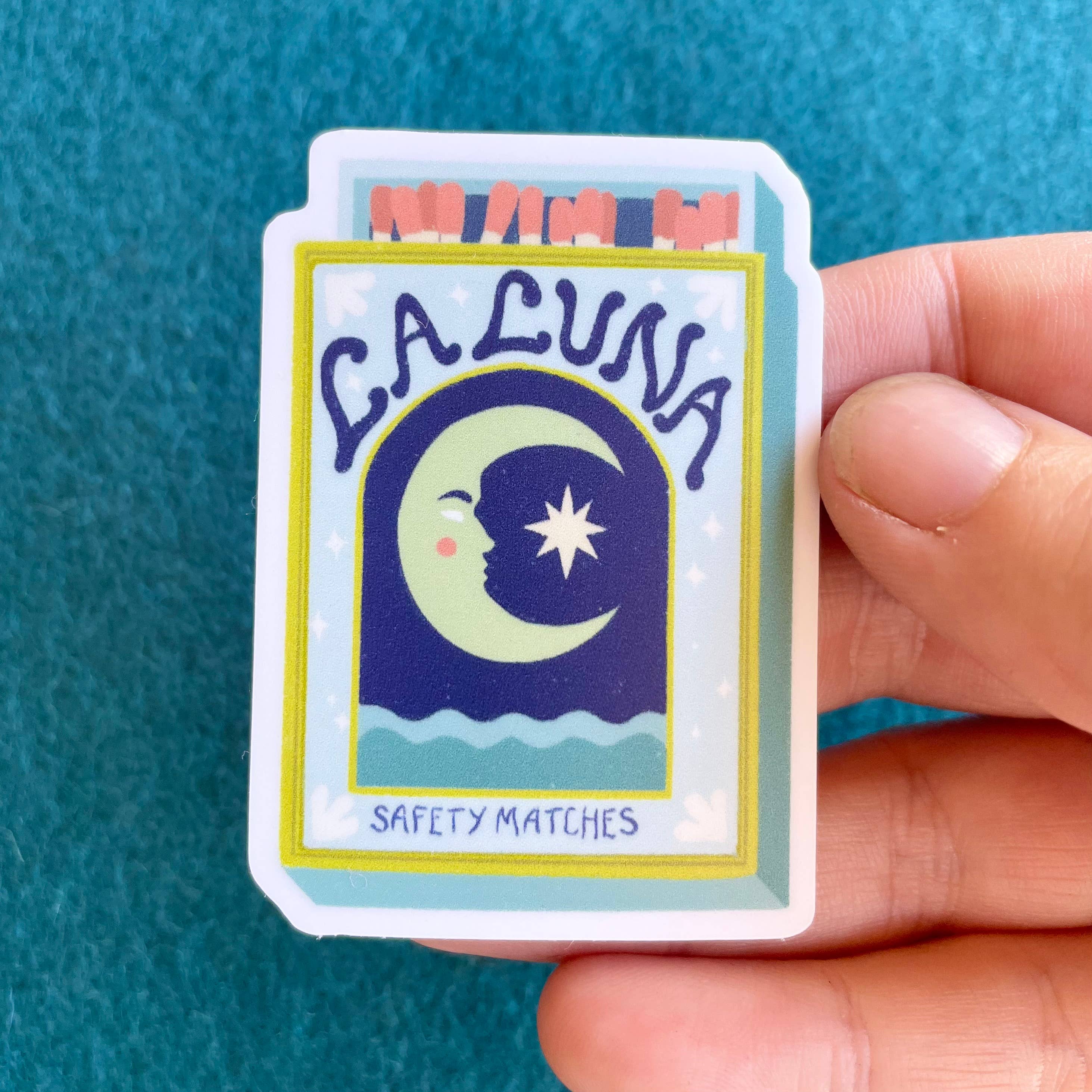 Ashlea Bechaz Illustration - Wholesale Sticker - Vinyl Sticker - La Luna Safety Matches