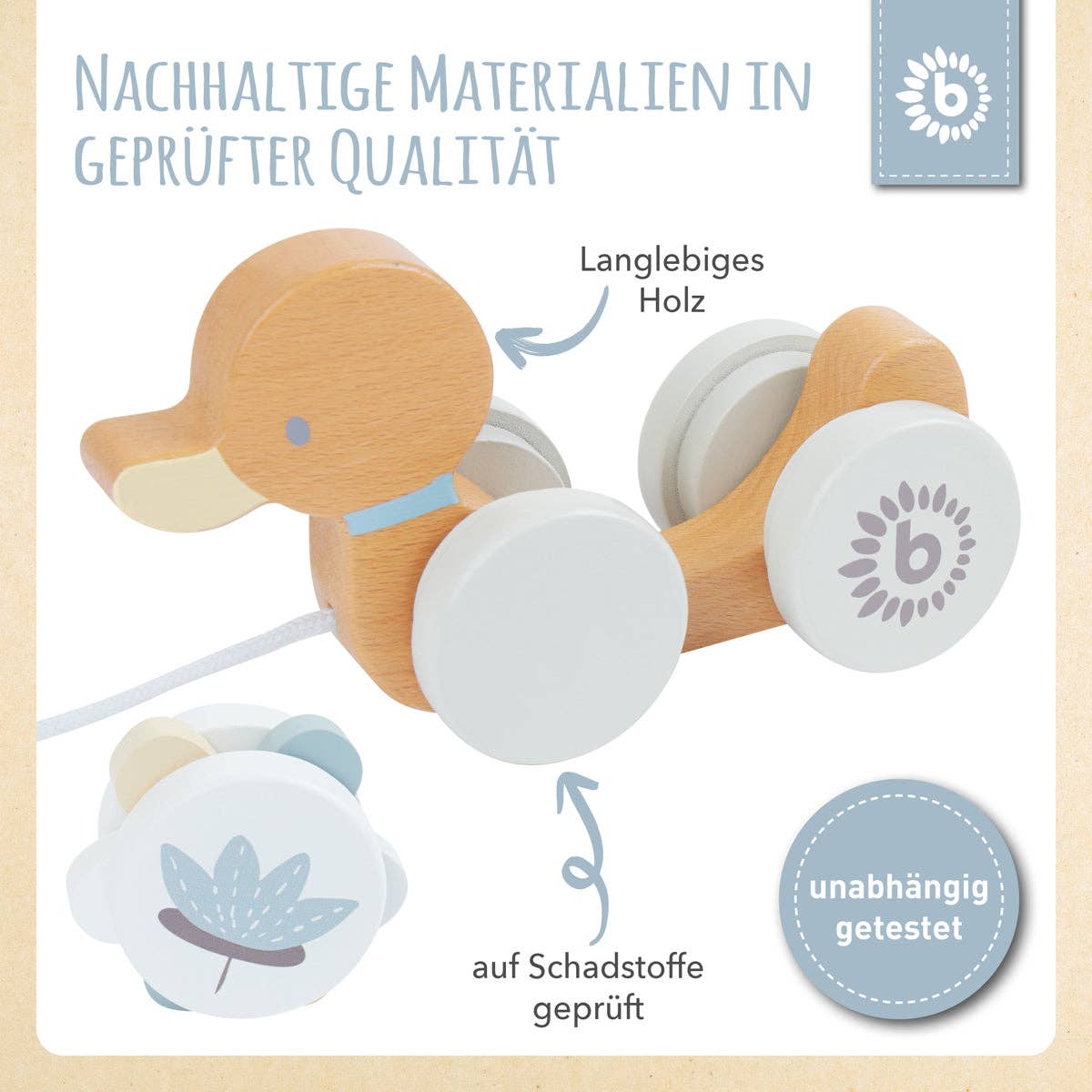 Bieco Spielwaren - Wholesale Wood Toy - Kids - Follow duck7